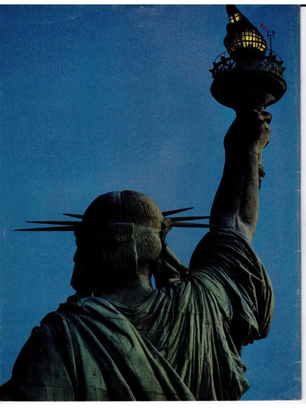 1986 Kids Official Statue of Liberty Magazine Centennial Mattel Poster Complete